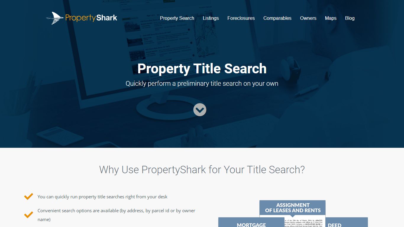 Property Title Search - Find Deeds, Mortgages and Liens | PropertyShark